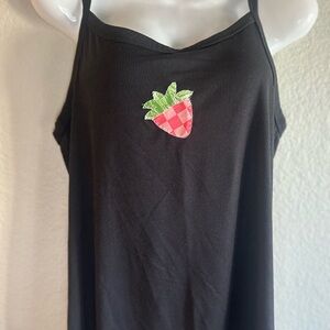 Hand sewn strawberry tank top